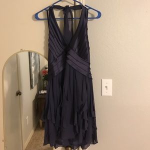 Purple Low Cut BCBG Maxazria Dress